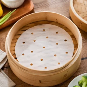 Perforated Steamer Paper Liners Non Stick Heat Resistant